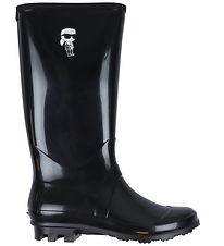 Karl Lagerfeld Rubber Boots - Rock & Chic - Black