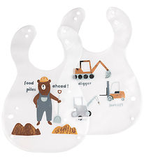 Sebra Bib - 2-Pack - Busy Builders