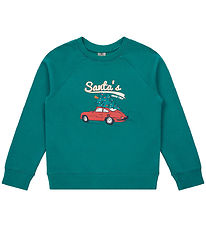 Bonton Sweat-shirt - Santa - River Green