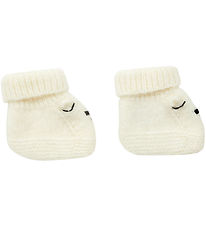 Bonton Booties - Knitted - Teddy - Cream