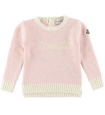 Moncler Blouse - Wol - Roze m. Wit