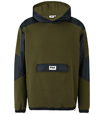 Fila Hoodie - Touba - Olive Natt-Black