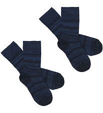 FUB Socks - 2-Pack - Wool - Royal Blue/Dark Navy