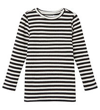 Name It Blússa - Núll - NkfSuraja - Black/Stripe