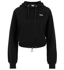 Fila Hoodie - Cropped - Baalberge - Black