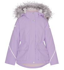 Molo Winter Coat - Cathy Fur - Violet Cloud