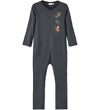 Name It Jumpsuit l/s - NmmWillit - Wool - Iron Gate