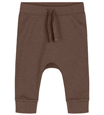 Hust and Claire Trousers - Wool/Bamboo - Gaby - Coffee