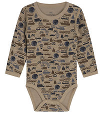 Hust and Claire Romper l/s - Wol/Bamboe - Baloo - Biscuitmelange