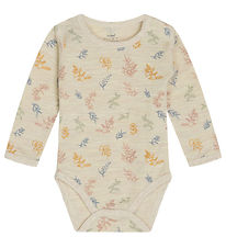 Hust and Claire Romper l/s - Wol - Bo - Wheat Gemeleerd