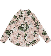 Christina Rohde Shirt - White w. Flowers