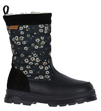 Wheat Winter Boots - Koa High Tex - Black w. Flowers