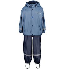 Didriksons Regenkleding m. Bretellen - PU - Slaskeman - True Blu