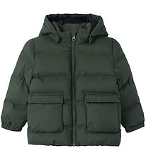 Name It Padded Jacket - NmmMellow - Deep Forest