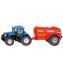 Siku Tractor w. Slurry tank - New Holland T7070 - 1:50 - Blue/Or