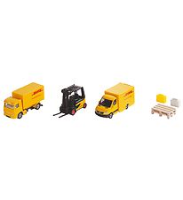 Siku Coffret-Cadeau - 7 Parties - 8 cm - Ensemble logistique DHL