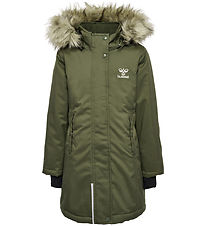 Hummel Winterjas - hmlAlma Tex - Olive Nacht