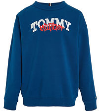 Tommy Hilfiger Collegepaita - Graffiti - Deep Indigo