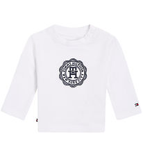 Tommy Hilfiger Bluse - Baby-Stempel - White