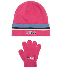 Fila Beanie/Gloves - Knitted - Berea - Fuchsia Purple