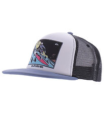 Quiksilver Cap - Rat Pack Trucker - White/Blue