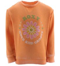 Roxy Sweatshirt - Music Duck Me - Orange Melange