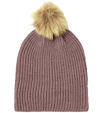 Name It Beanie - Knitted - NkfWhoma - Peppercorn