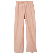 LMTD Trousers - NlfKilucca - Papaya w. Stripes