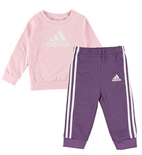 adidas Performance Sweat Set - I Bos Logo JOG - Pink/White