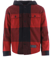 DC Shirt - Ruckus Hooded - Red/Black