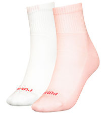 Puma Socks - Short Sock - Heart - 2-Pack - Pink/White