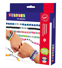Playbox Armbåndsett - Alfabet Perler