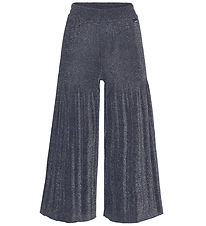 Molo Pantalon -  plis - Aldora - Marine Nuage