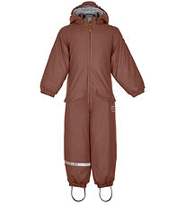 Mikk-Line Rainsuit w. Padding - PU - Recycled - Mink