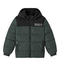 Name It Padded Jacket - NkmMedow - Deep Forest