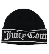 Juicy Couture Beanie - Wool/Acrylic - Ingrid - Black