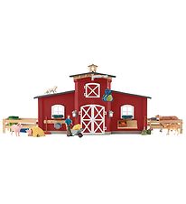 Schleich Farm World - 50x16x30 cm - Grand Grange 42606 - Rouge