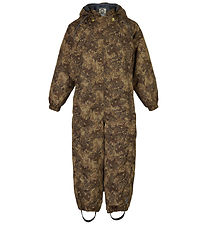 Mikk-Line Snowsuit - Recycled - Kelp w. Print