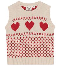 Flss Waistcoat - Knitted - Babette - Poppy Ed