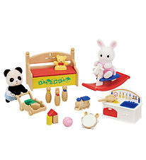 Sylvanian Families - Spielzeugkiste fr Babys Snow Rabbit & Pand