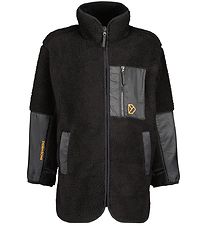 Didriksons Fleece Jas - Marmer - Zwart