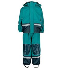 Didriksons Rainwear w. Lining - PU - Boardman - Petrol Green