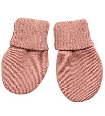 Huttelihut Mittens - Knitted - Wool - Mitty - Dusty Rose