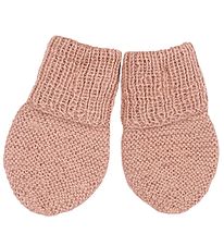 Huttelihut Mittens - Knitted - Wool - Dusty Rose