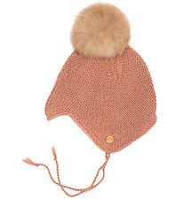 Huttelihut Baby Hat - Knitted - Wool - Heather Rose