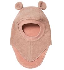 Huttelihut Balaclava - Wool/Cotton - 2-layer - Plys - Rose Melan