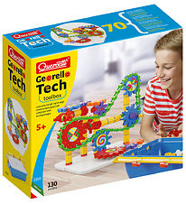 Quercetti Construction Playset - Georello Tech - 130 Parts - 231