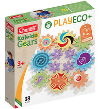 Quercetti Construction Playset - Kaleido Gears - PlayEco+ - 38 P