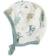 Joha Vauvan hattu - Villa/Bambu - Offwhite/Vihre