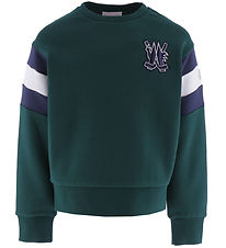 Moncler Sweat-shirt - Vert/Bleu